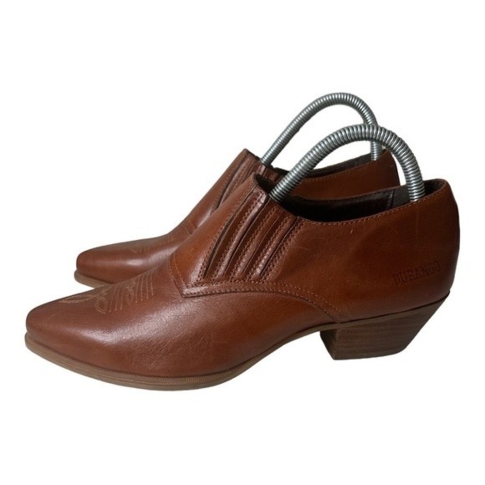 Durango Brown Western Booties Size 8.5